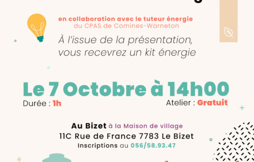 Retour sur le dernier atelier Energie