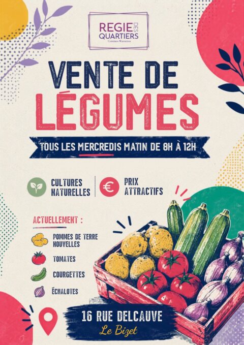 Vente de légumes